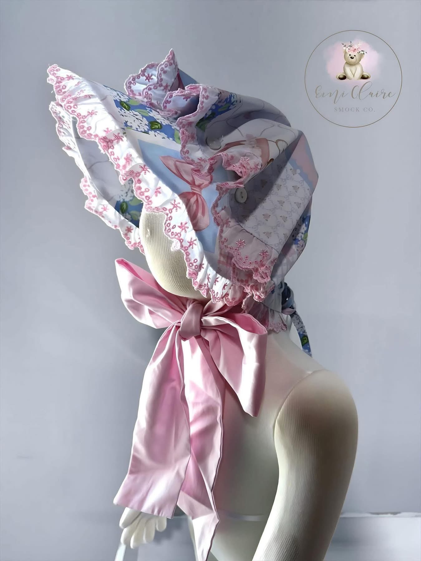 RTS GM PATCHWORK BONNET (NON-CUSTOMIZABLE, PLEASE LEAVE BOX BLANK) SHIPS IN 5 BUSINESS DAYS