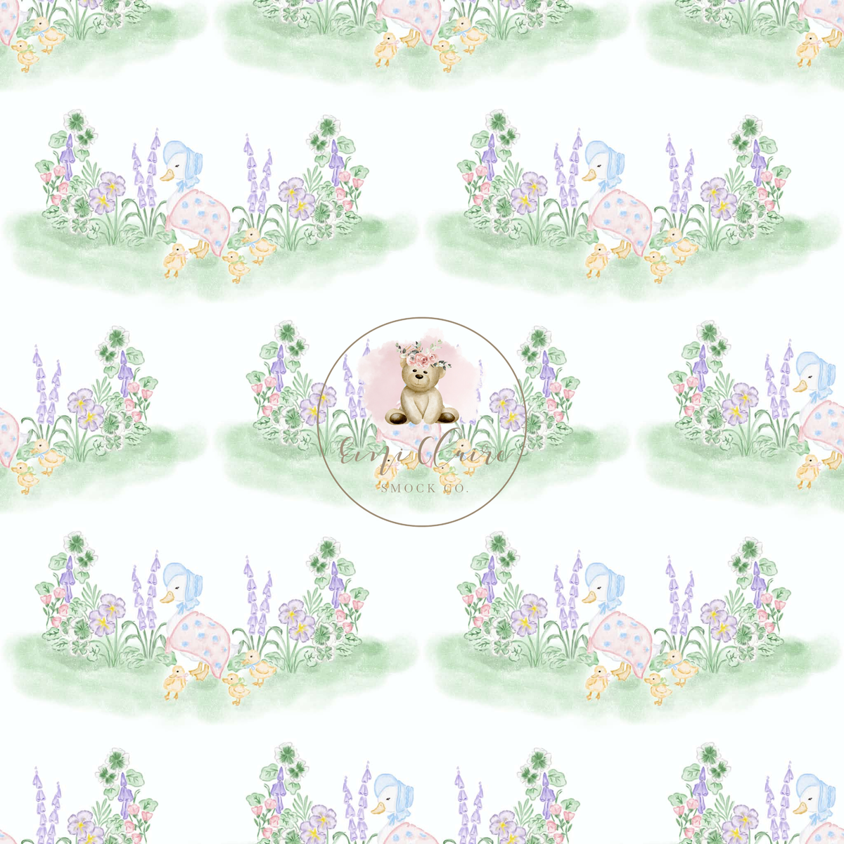 PO WATERCOLOR PUDDLE DUCK SHORT SET (NON-CUSTOMIZABLE, PLEASE LEAVE BOX BLANK) ETA MARCH TO ECSC