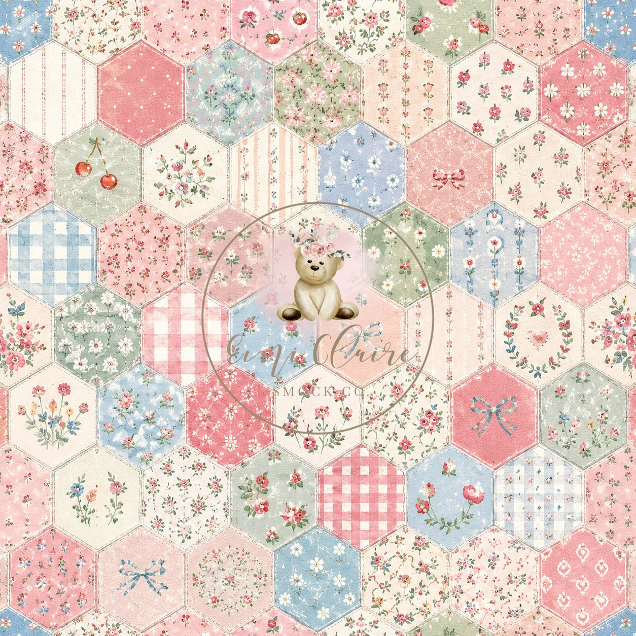 PO ROSEWOOD PATCHWORK BLOOMER SET (NON-CUSTOMIZABLE, PLEASE LEAVE BOX BLANK) ETA NOVEMBER TO ECSC