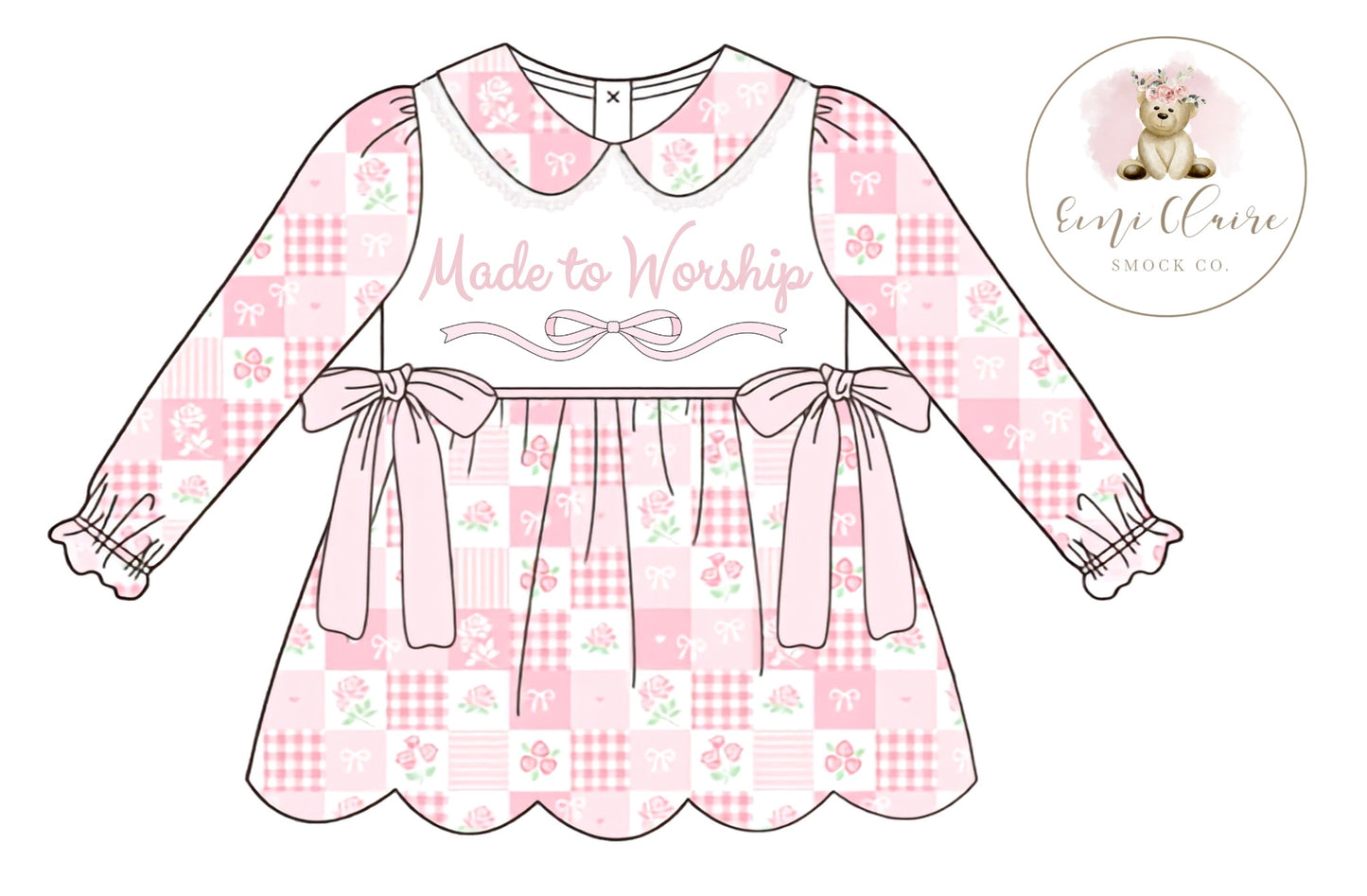 PO MADE TO WORSHIP DRESS (NON-CUSTOMIZABLE, PLEASE LEAVE BOX BLANK) ETA DECEMBER TO ECSC