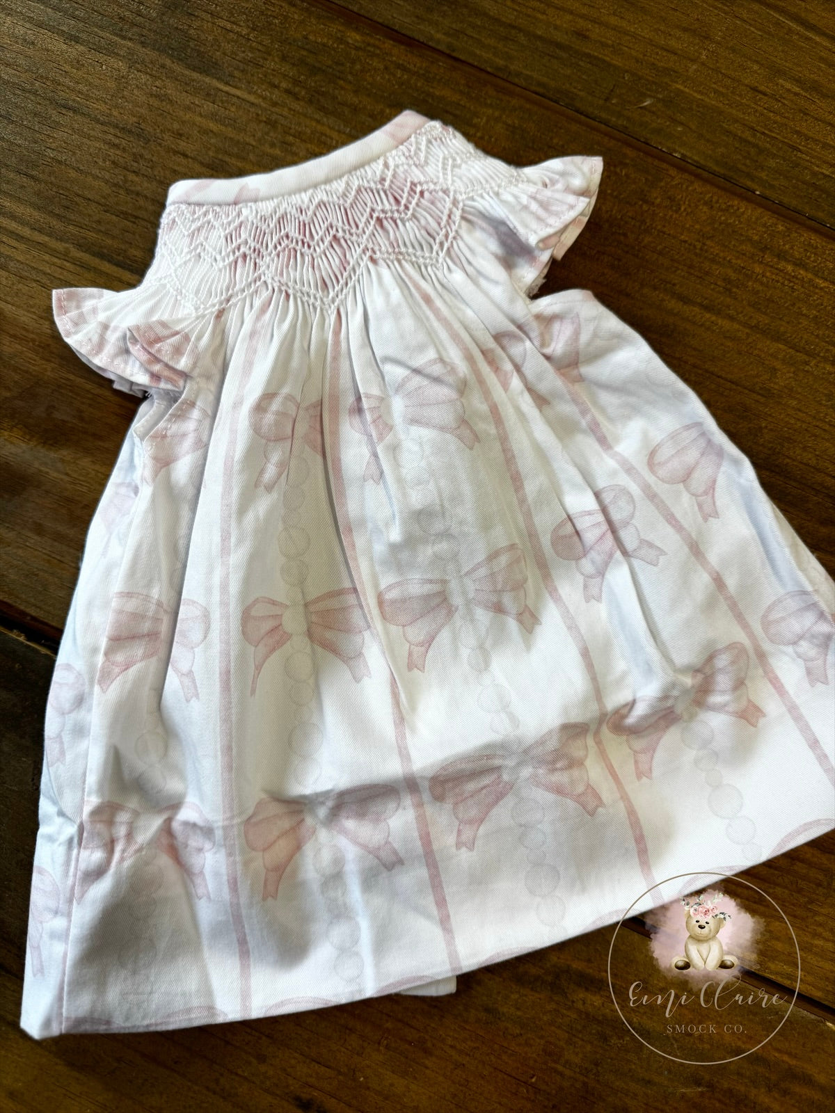 RTS I’M JUST A GIRL SMOCKED DOLLY MATCH (NON-CUSTOMIZABLE, PLEASE LEAVE BOX BLANK) SHIPS IN 5 BUSINESS DAYS
