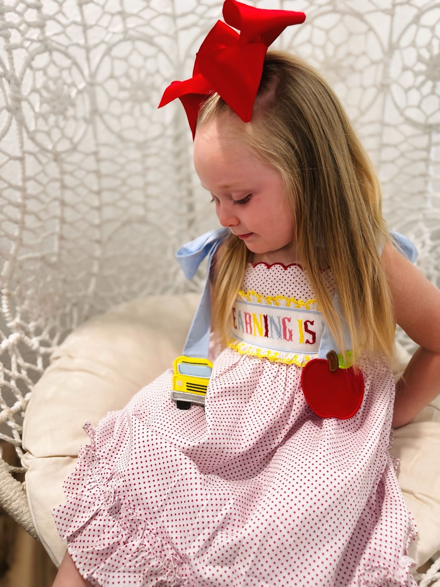 RTS LEARNING IS FUN DRESS (NON-CUSTOMIZABLE, PLEASE LEAVE BOX BLANK) SHIPS IN 5 BUSINESS DAYS