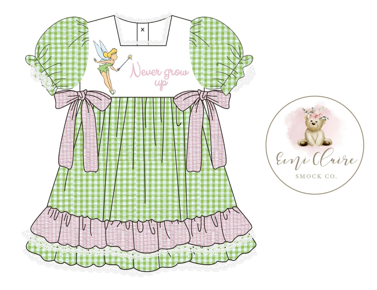 PO NEVER GROW UP DRESS (NON-CUSTOMIZABLE, PLEASE LEAVE BOX BLANK) ETA MARCH TO ECSC