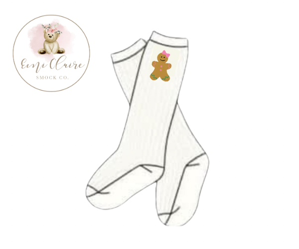 PO PASTEL GINGERBREAD KNEE SOCK MATCH- (NOT CUSTOMIZABLE, PLEASE LEAVE BOX BLANK) ETA NOVEMBER TO ECSC