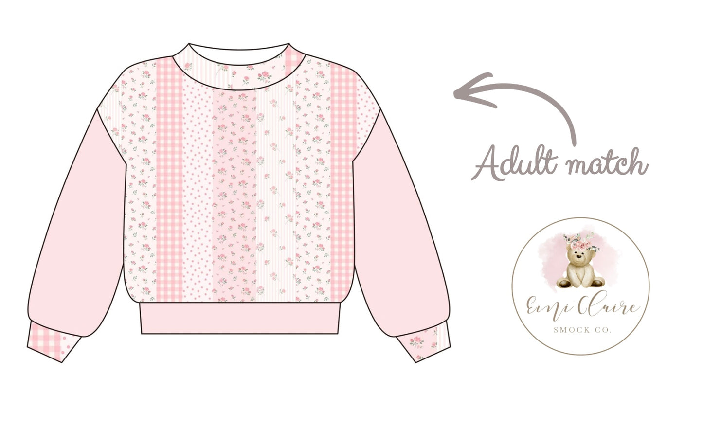 PO *PROMO* MOCKNECK BLUSH BLOSSOM ADULT TOP ONLY (NON-CUSTOMIZABLE, PLEASE LEAVE BOX BLANK) ETA JANUARY TO ECSC