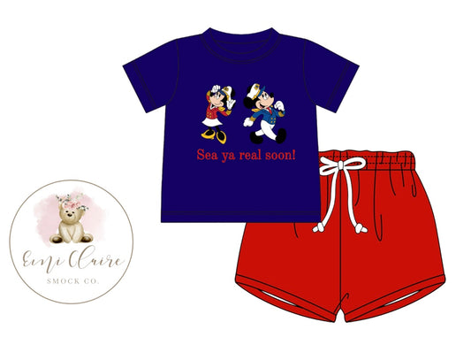 PO “SEA” YA REAL SOON! BOY SHORT SET (NON-CUSTOMIZABLE, PLEASE LEAVE BOX BLANK) ETA MARCH TO ECSC