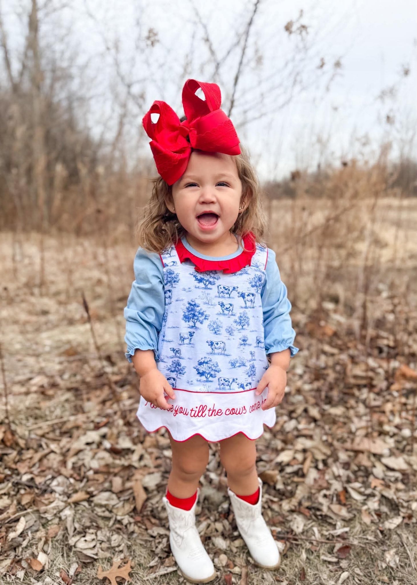 PO I’LL LOVE YOU TILL THE COWS COME HOME SKIRTED BUBBLE - INCLUDES UNDERSHIRT (NON-CUSTOMIZABLE, PLEASE LEAVE BOX BLANK) ETA END OF DECEMBER TO ECSC
