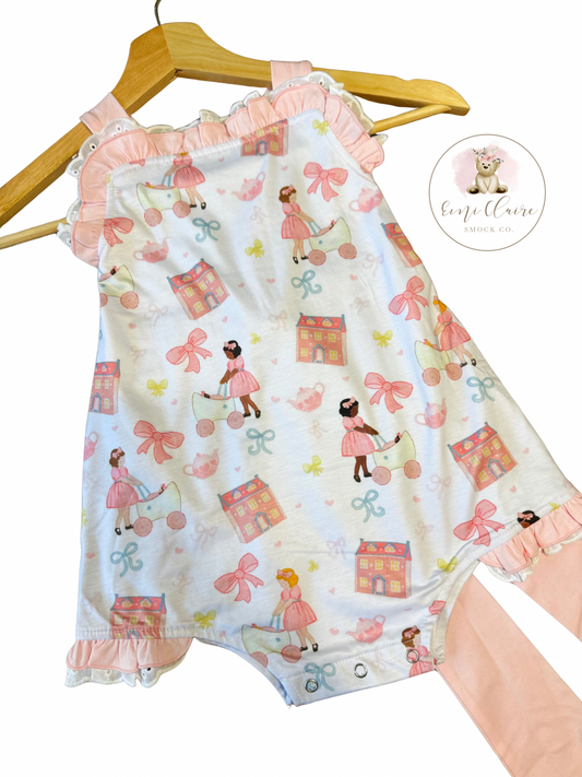 RTS KNIT BUGGY BABY PLAY COLLECTION SUNSUIT
 (NON-CUSTOMIZABLE, PLEASE LEAVE BOX BLANK) SHIPS IN 5 BUSINESS DAYS