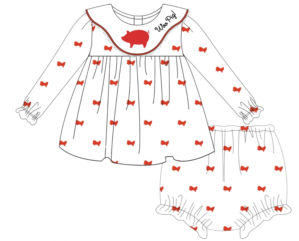 PO NEVER YIELD BLOOMER SET (NON-CUSTOMIZABLE, PLEASE LEAVE BOX BLANK) ETA END OF DECEMBER TO ECSC