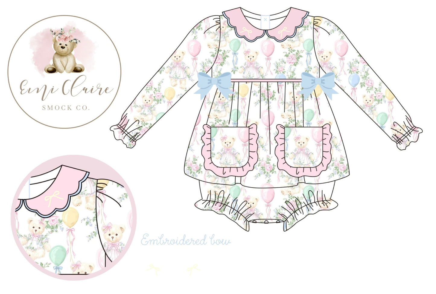 PO VINTAGE BEAR INSPIRED SKIRTED BUBBLE (NON-CUSTOMIZABLE, PLEASE LEAVE BOX BLANK) ETA END OF DECEMBER TO ECSC