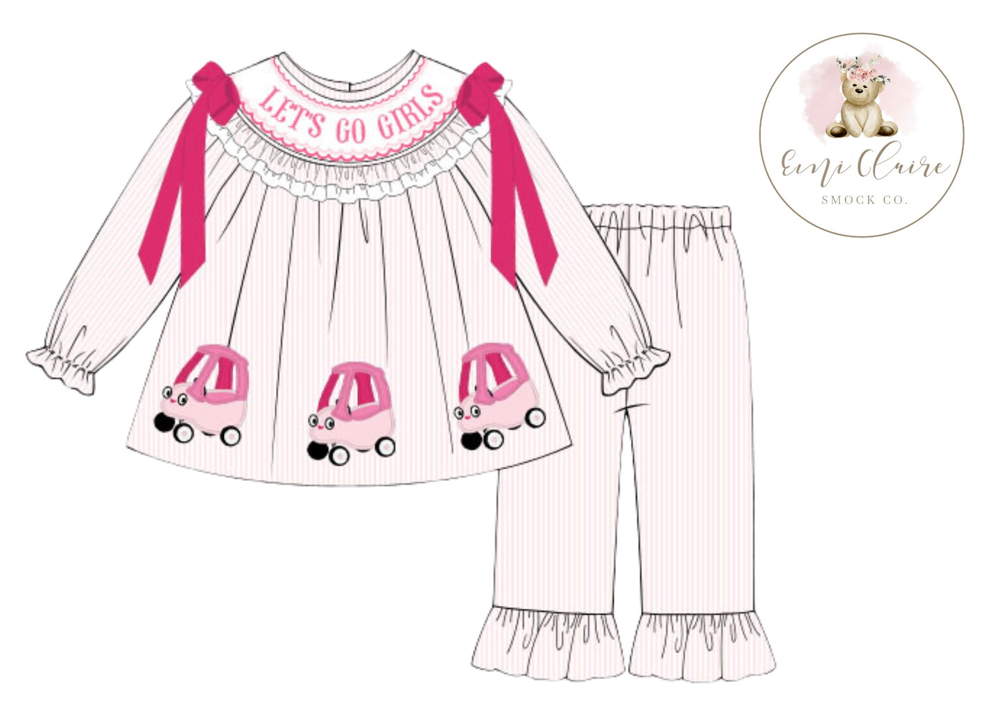 PO WINTER COUPE LET’S GO GIRLS PANT SET - (NOT CUSTOMIZABLE, PLEASE LEAVE BOX BLANK) ETA DECEMBER TO ECSC