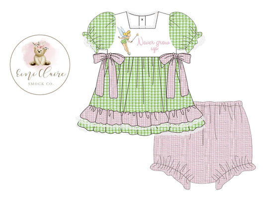 PO NEVER GROW UP BLOOMER SET (NON-CUSTOMIZABLE, PLEASE LEAVE BOX BLANK) ETA MARCH TO ECSC