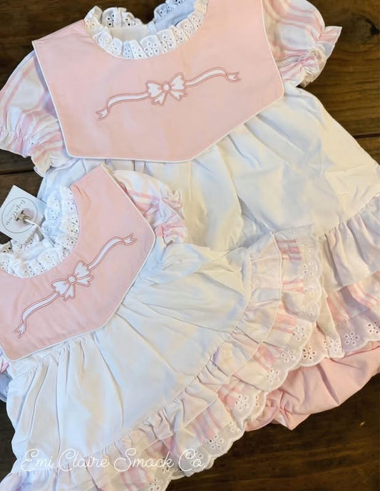 RTS VINTAGE INSPIRED SWEET AS A DOLL DOLLY DRESS MATCH (NON-CUSTOMIZABLE) SHIPS IN 5 BUSINESS DAYS (does not include kids match)