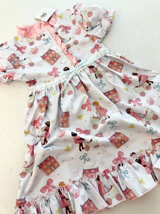 RTS BUGGY BABY LOUNGE WEAR GOWN (NON-CUSTOMIZABLE, PLEASE LEAVE BOX BLANK) SHIPS IN 5 BUSINESS DAYS