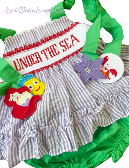 RTS UNDER THE SEA BLOOMER SET (NON-CUSTOMIZABLE, PLEASE LEAVE BOX BLANK) SHIPS IN 5 BUSINESS DAYS