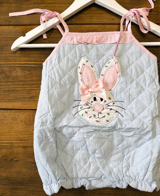 RTS QUILTED BUNNY BUBBLE WITH 3D BUNNY TAIL BUBBLE (NON-CUSTOMIZABLE, PLEASE LEAVE BOX BLANK)