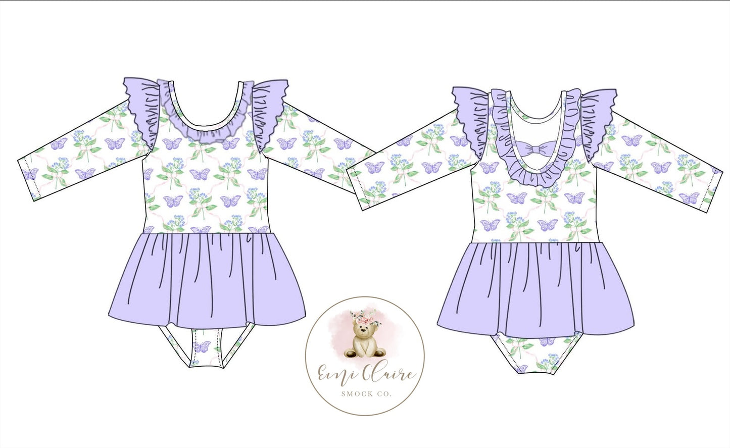 PO BUTTERFLY DREAMS SKIRTED LEOTARD (NON-CUSTOMIZABLE, PLEASE LEAVE BOX BLANK) ETA NOVEMBER TO ECSC