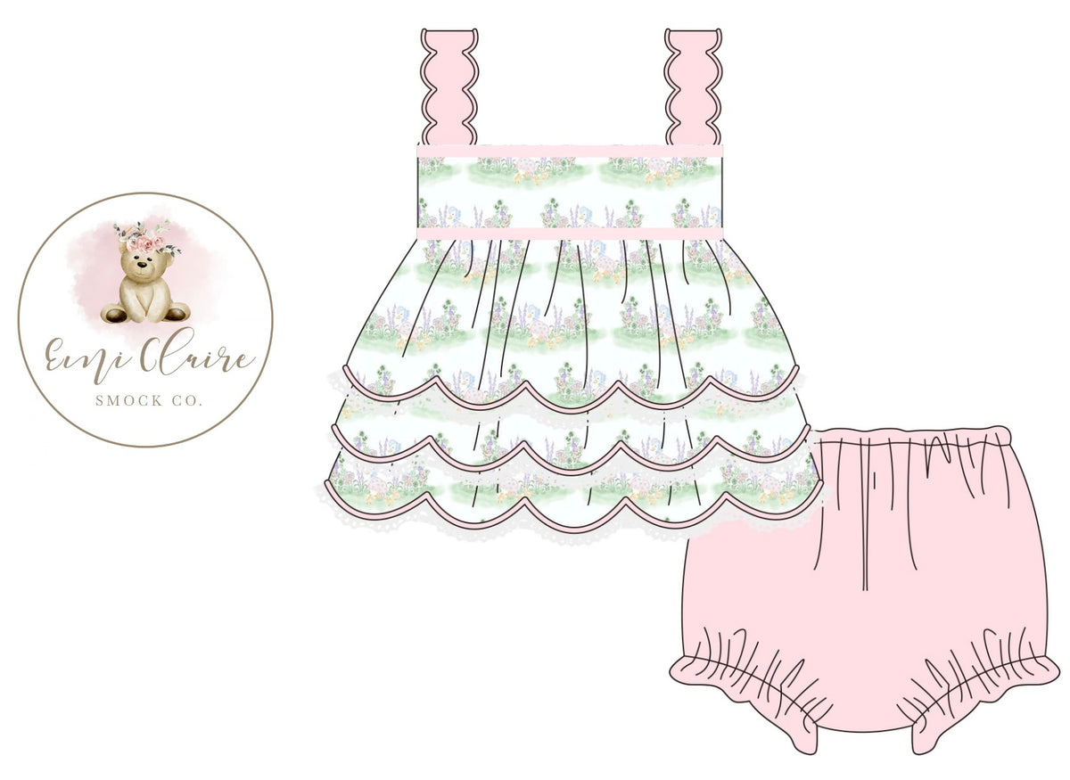 PO WATERCOLOR PUDDLE DUCK BLOOMER SET (NON-CUSTOMIZABLE, PLEASE LEAVE BOX BLANK) ETA MARCH TO ECSC