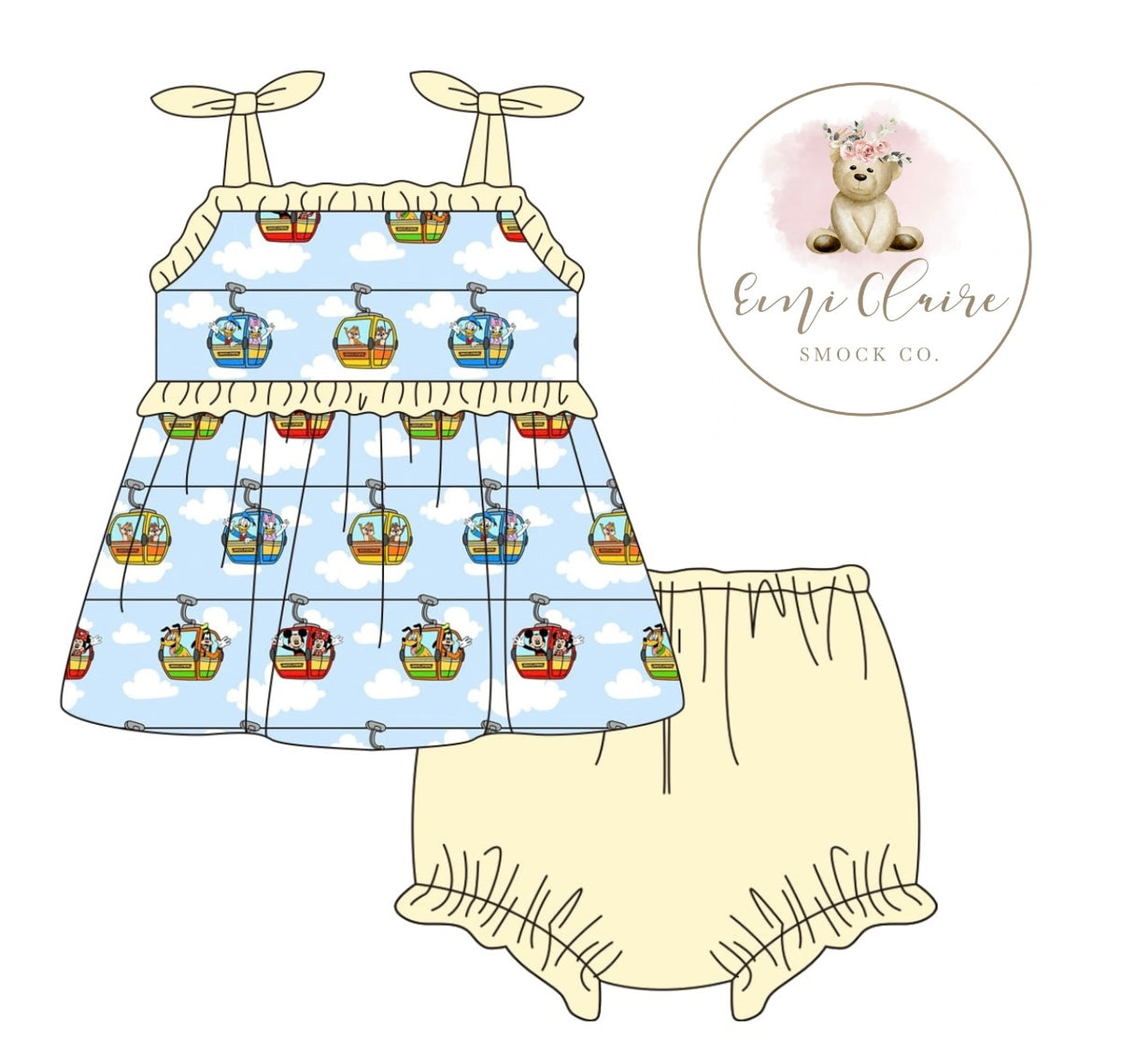 PO *PO PROMO* MEET ME AT THE SKYLINER BLOOMER SET (NON-CUSTOMIZABLE, PLEASE LEAVE BOX BLANK) ETA MARCH TO ECSC