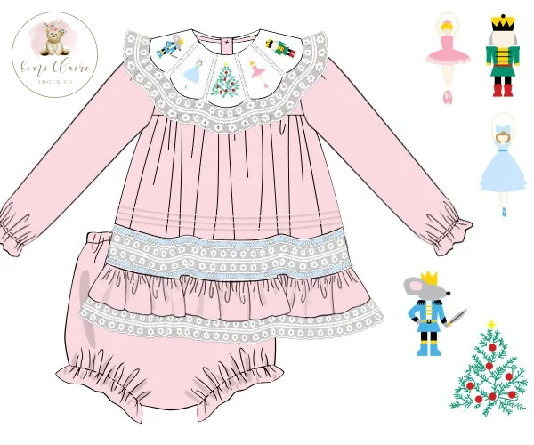 PO CLARA HEIRLOOM BLOOMER SET - (NOT CUSTOMIZABLE, PLEASE LEAVE BOX BLANK) ETA NOVEMBER TO ECSC