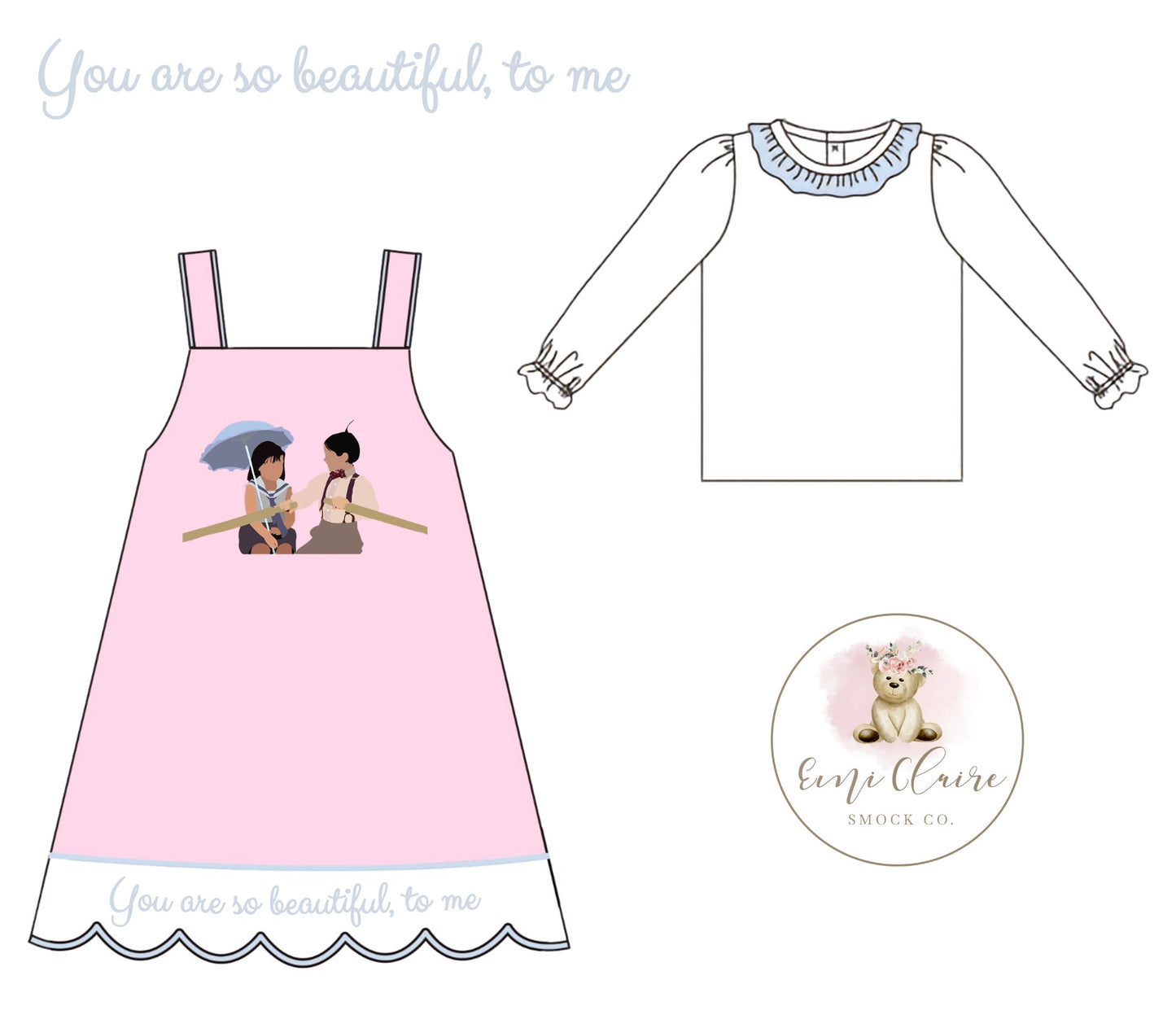 PO YOU ARE SO BEAUTIFUL DRESS - INCLUDES UNDERSHIRT (NON-CUSTOMIZABLE, PLEASE LEAVE BOX BLANK) ETA JANUARY TO ECSC