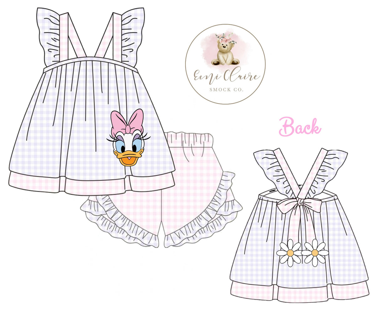 PO DAINTY DAISY SHORT SET (NON-CUSTOMIZABLE, PLEASE LEAVE BOX BLANK) ETA MARCH TO ECSC