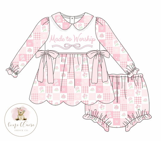 PO MADE TO WORSHIP BLOOMER SET (NON-CUSTOMIZABLE, PLEASE LEAVE BOX BLANK) ETA DECEMBER TO ECSC