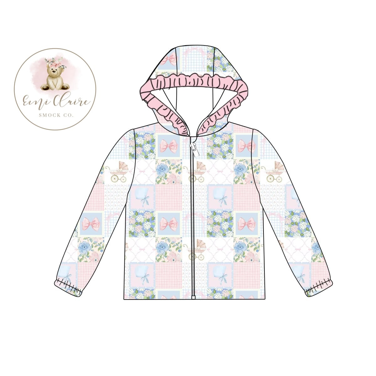PO GM PATCHWORK FLEECE LINED RAIN JACKET (NON-CUSTOMIZABLE, PLEASE LEAVE BOX BLANK) ETA NOVEMBER TO ECSC
