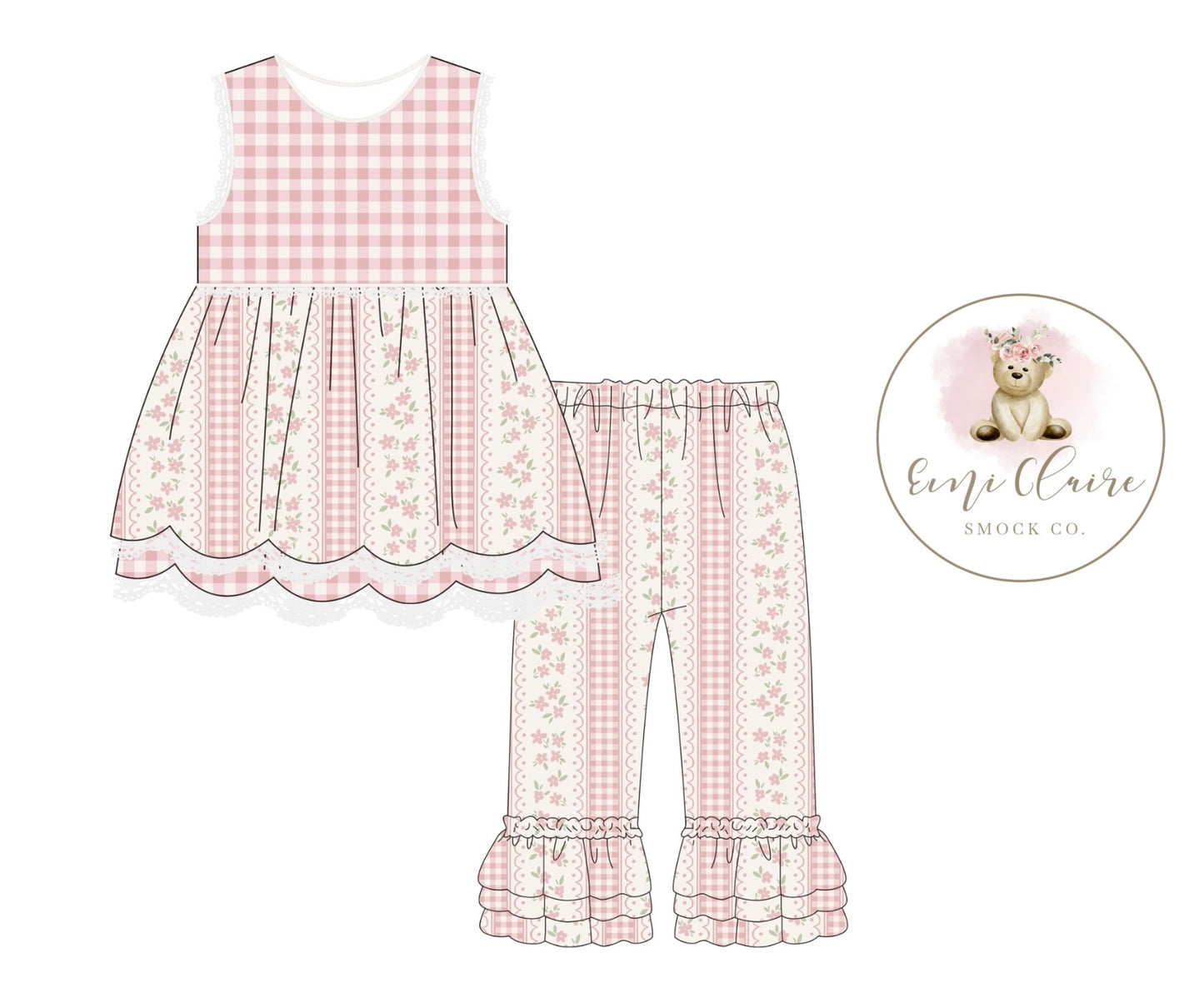 PO PALMER’S SPRING FLORAL PANT SET (NON-CUSTOMIZABLE, PLEASE LEAVE BOX BLANK) ETA FEBRUARY TO ECSC
