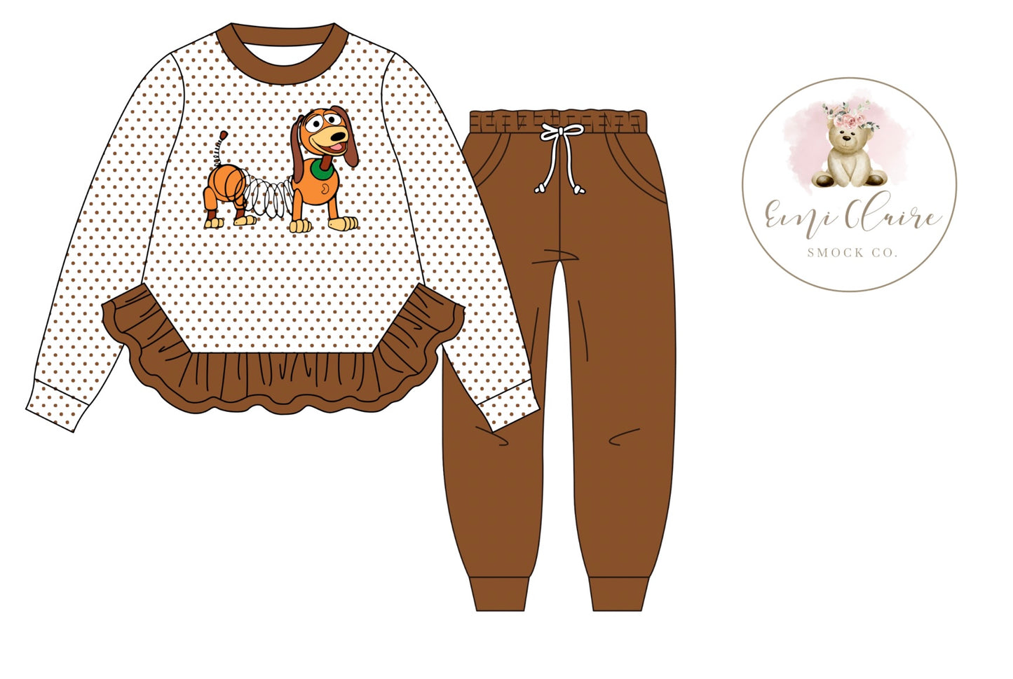 PO TOY DOG GIRL JOGGER SET (NON-CUSTOMIZABLE, PLEASE LEAVE BOX BLANK) ETA END OF NOVEMBER TO ECSC