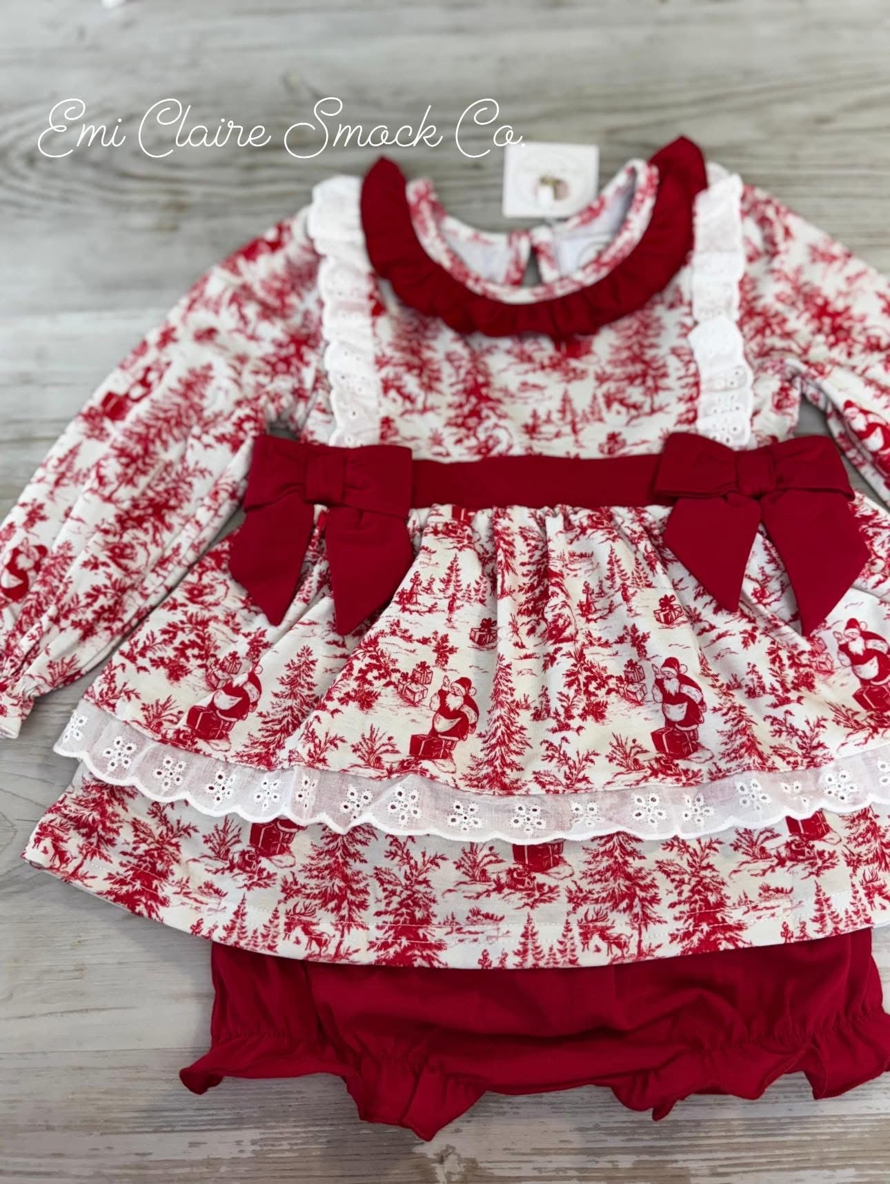 PO SANTA TOILE BLOOMER SET (NON-CUSTOMIZABLE, PLEASE LEAVE BOX BLANK) ETA NOVEMBER