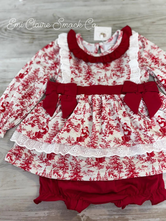 PO SANTA TOILE BLOOMER SET (NON-CUSTOMIZABLE, PLEASE LEAVE BOX BLANK) ETA NOVEMBER