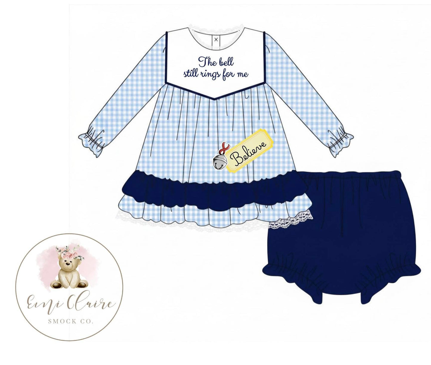 PO THE BELL STILL RINGS BLOOMER SET (NON-CUSTOMIZABLE, PLEASE LEAVE BOX BLANK) ETA NOVEMBER