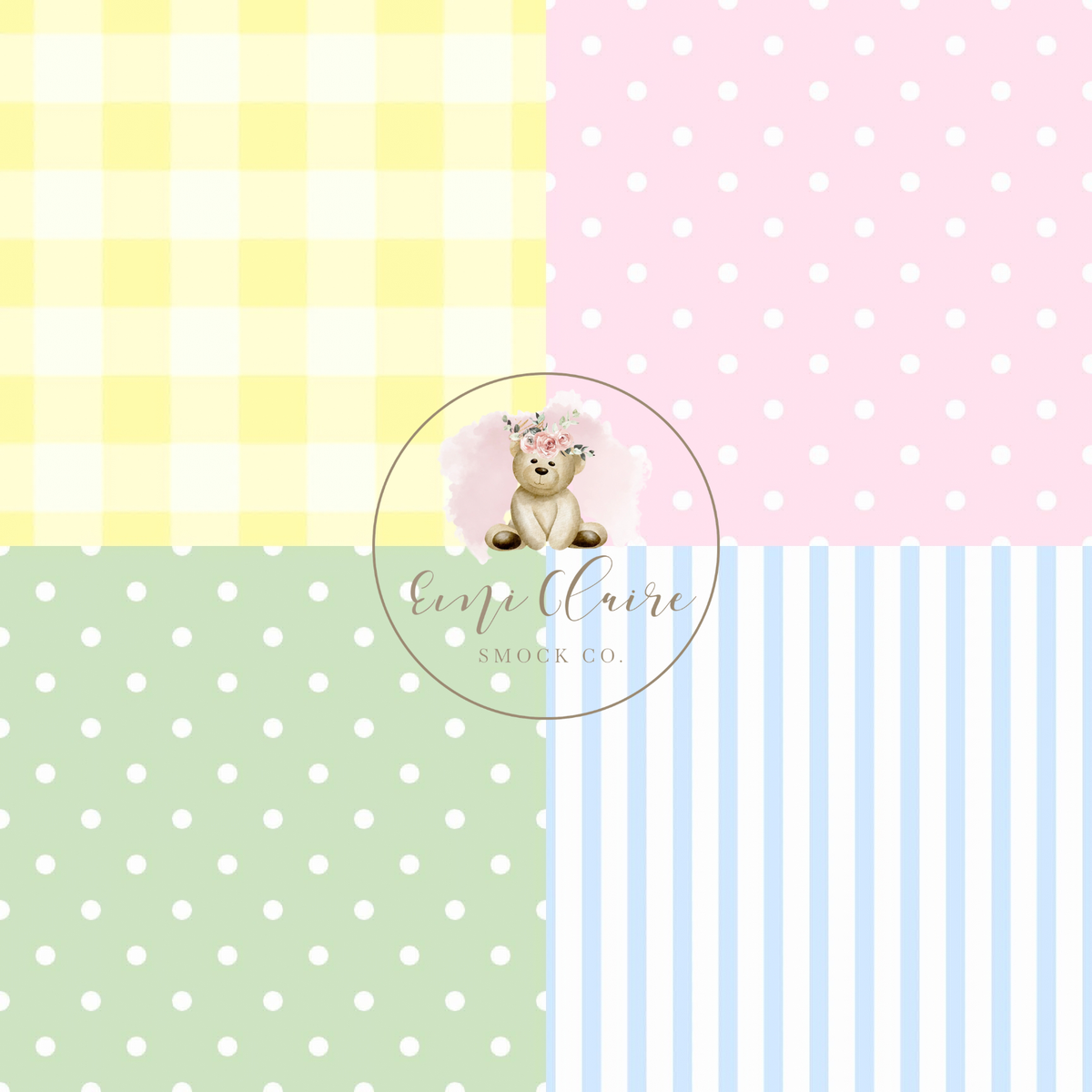 PO EMI CLAIRE SIMPLE SPRING PATCHWORK BLOOMER SET (NON-CUSTOMIZABLE, PLEASE LEAVE BOX BLANK) ETA MARCH TO ECSC