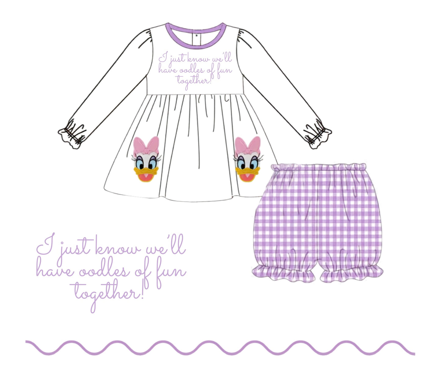 PO OODLES OF FUN BUBBLE SHORT SET (NON-CUSTOMIZABLE, PLEASE LEAVE BOX BLANK) ETA DECEMBER TO ECSC