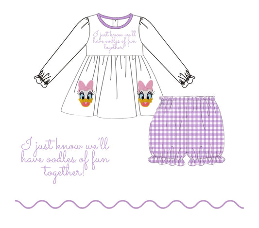 PO OODLES OF FUN BUBBLE SHORT SET (NON-CUSTOMIZABLE, PLEASE LEAVE BOX BLANK) ETA DECEMBER TO ECSC