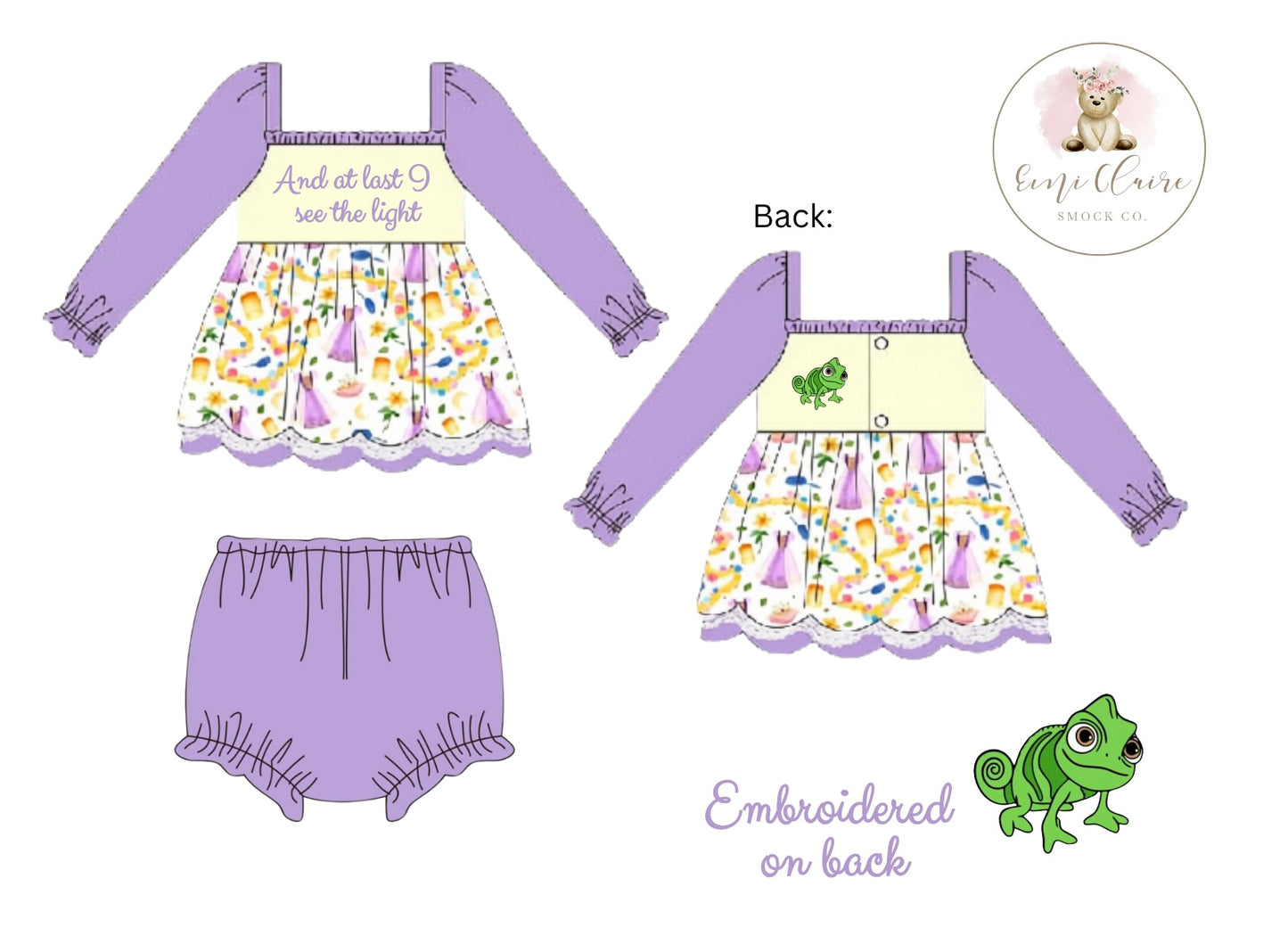 PO AND AT LAST I SEE LIGHT BLOOMER SET (NON-CUSTOMIZABLE, PLEASE LEAVE BOX BLANK) ETA FEBRUARY TO ECSC