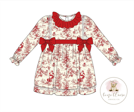 PO SANTA TOILE DRESS (NON-CUSTOMIZABLE, PLEASE LEAVE BOX BLANK) ETA NOVEMBER