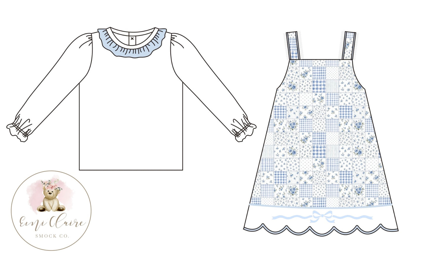 PO PATCHED IN BLUE DRESS - INCLUDES UNDERSHIRT (NON-CUSTOMIZABLE, PLEASE LEAVE BOX BLANK) ETA NOVEMBER TO ECSC