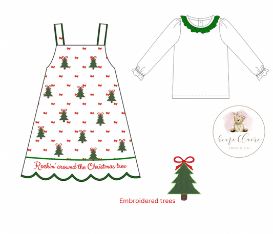 PO ROCKIN’ AROUND THE CHRISTMAS TREE DRESS - INCLUDES SHIRT (NON-CUSTOMIZABLE, PLEASE LEAVE BOX BLANK) ETA NOVEMBER