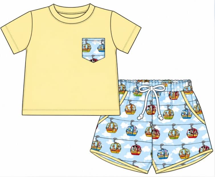 PO *PO PROMO* MEET ME AT THE SKYLINER BOY SHORT SET (NON-CUSTOMIZABLE, PLEASE LEAVE BOX BLANK) ETA MARCH TO ECSC