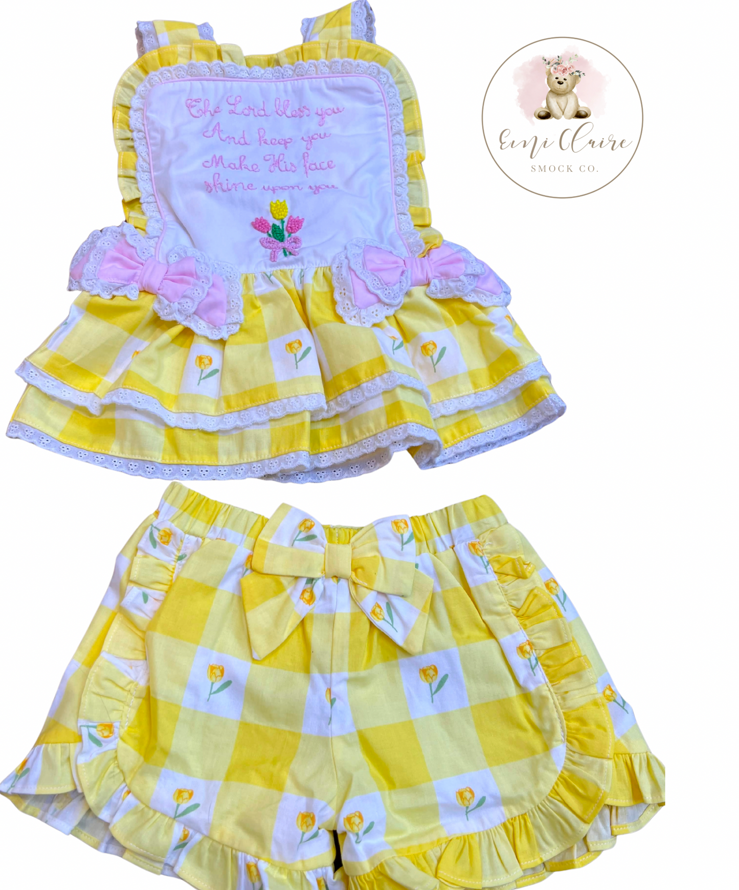 RTS THE LORD BLESS YOU SHORT SET (NON-CUSTOMIZABLE, PLEASE LEAVE BOX BLANK) SHIPS IN 5 BUSINESS DAYS